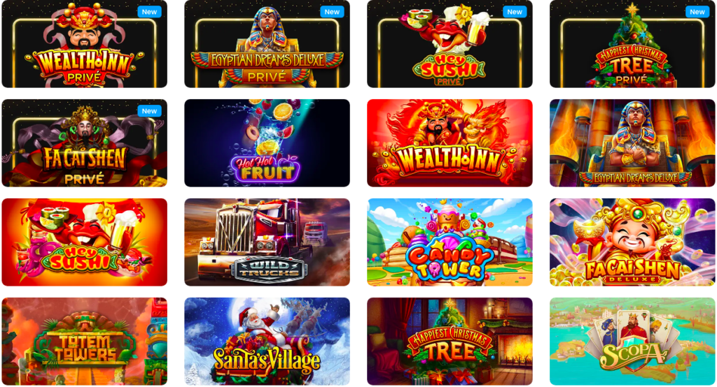Games at Lottostar Casino