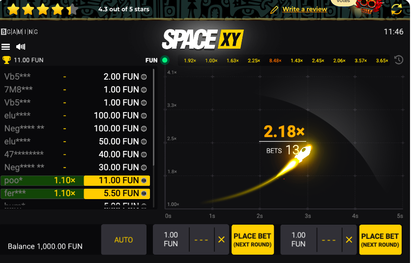 грати в space xy в онлайн казино