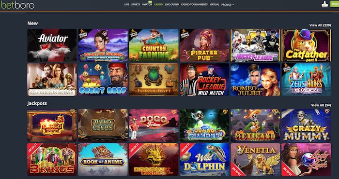 Betboro slot games
