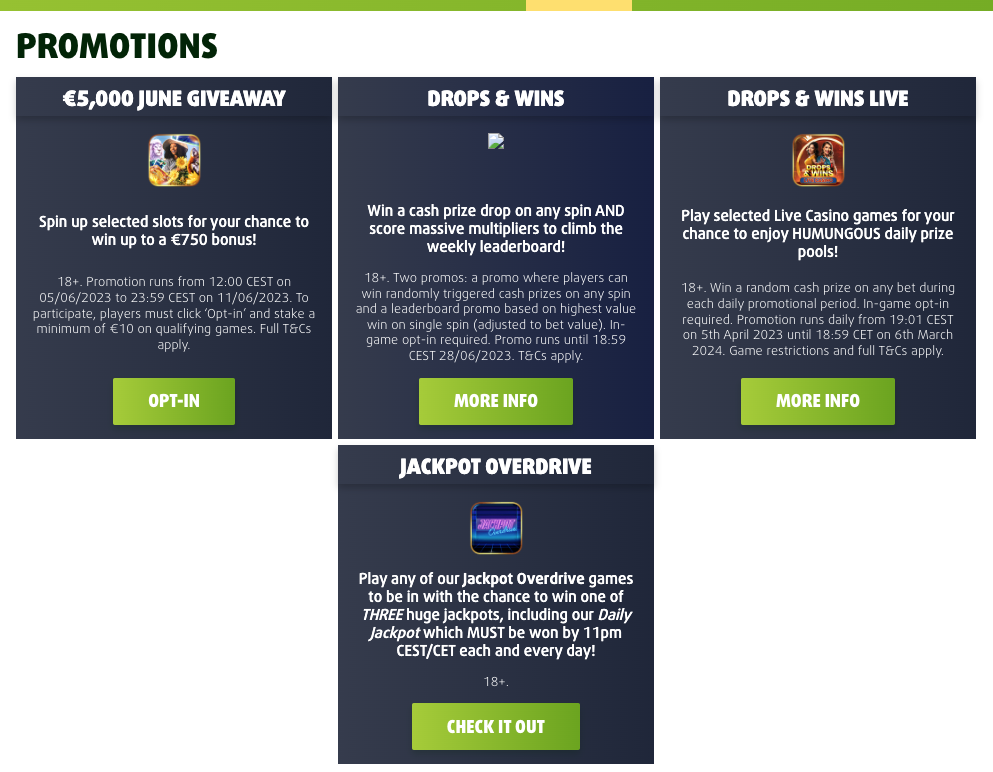 LottoLand Bonuses and Promotion Codes