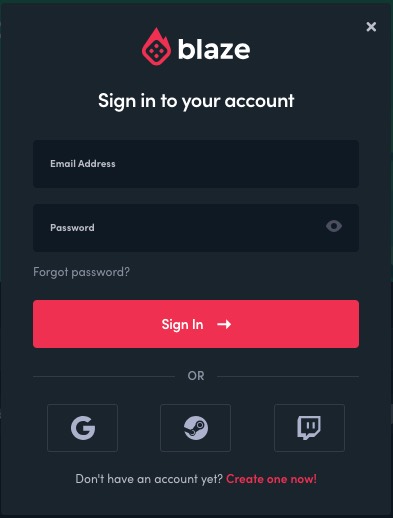 Blaze Aviator Login Procedure