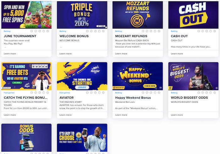 Mozzartbet Promotions and Bonuses