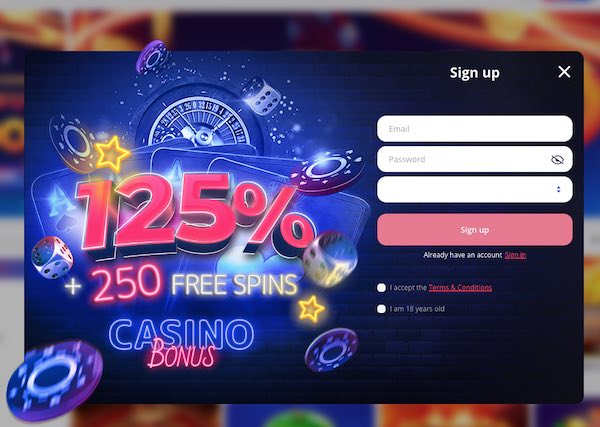 Sign up at Glory Casino to play the Aviator game