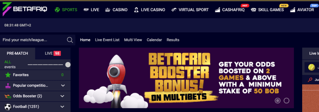 betafriq casino review