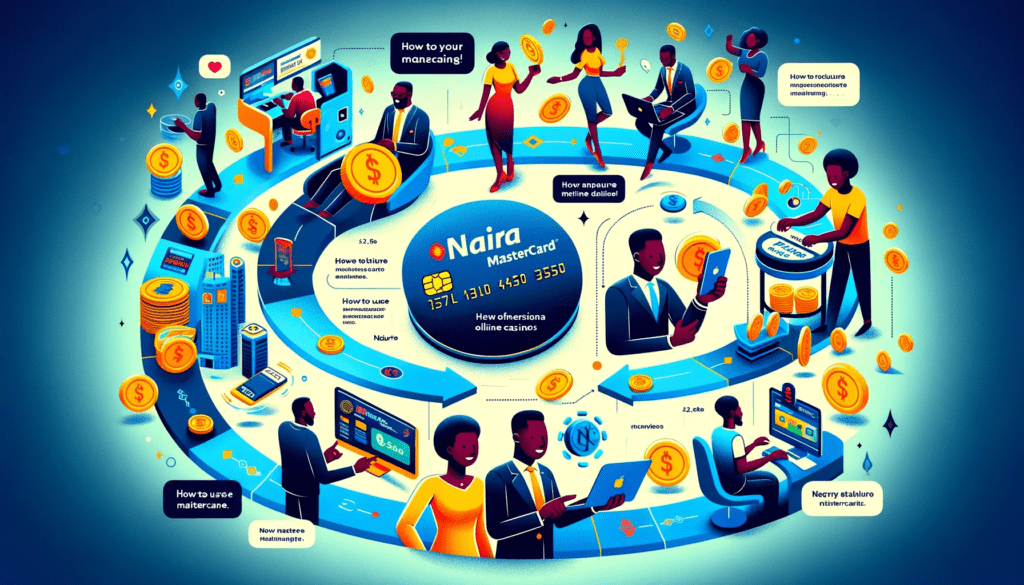 Illustrative flowchart of Naira Mastercard usage in Nigerian online casino payments.