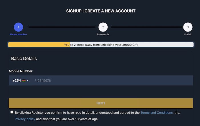betnare registration