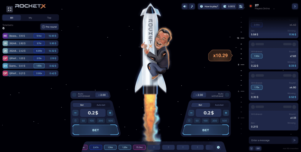 rocket game gambling